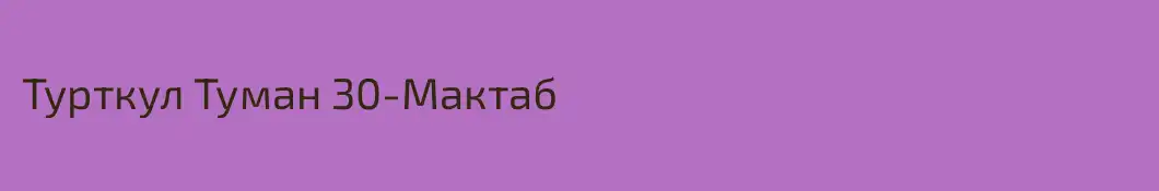 Турткул Туман 30-Мактаб